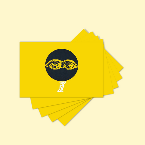 i is for eye postcard set